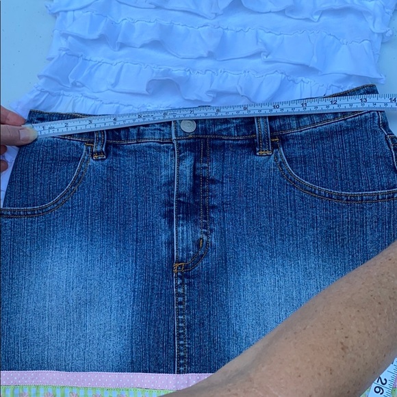 lilly pullitzer jean skort - Picture 4 of 4